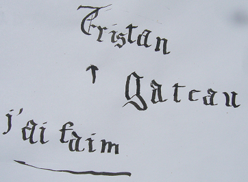 Calligraphie Caritats 2013